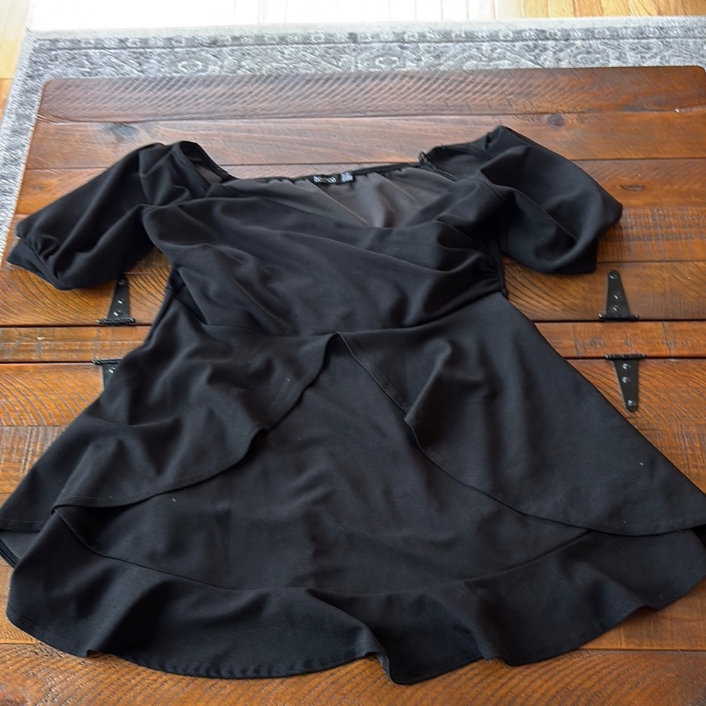 Boohoo Black Mini Dress